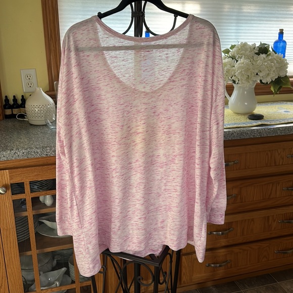 Pink and White Marled Tunic - Picture 4 of 5